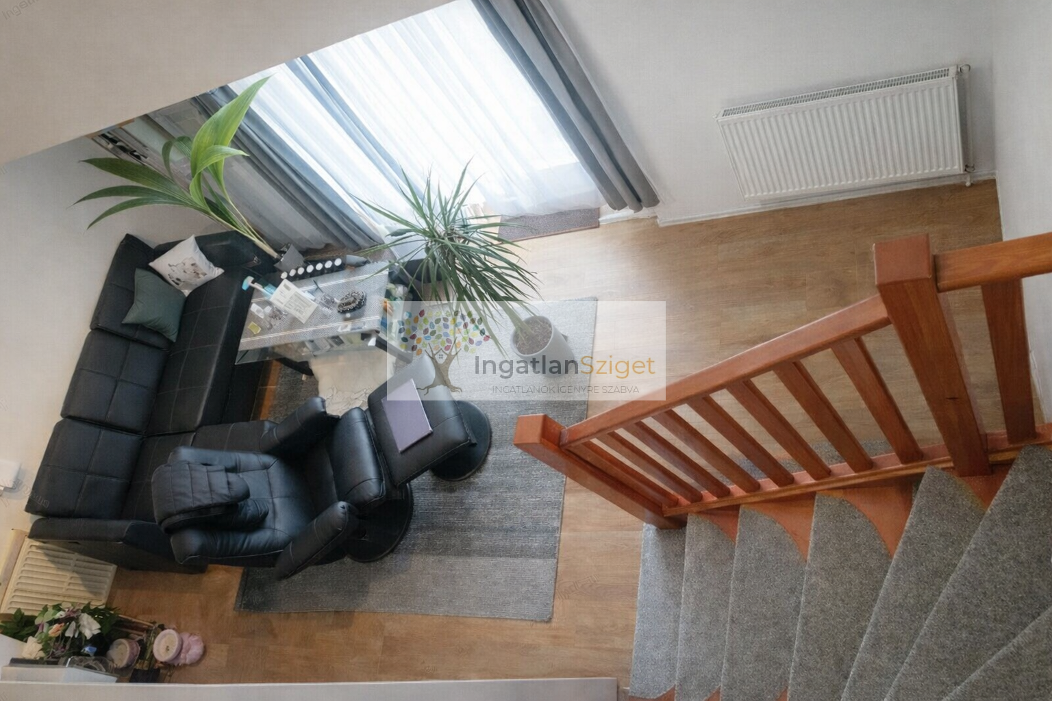 nappali lépcsővel